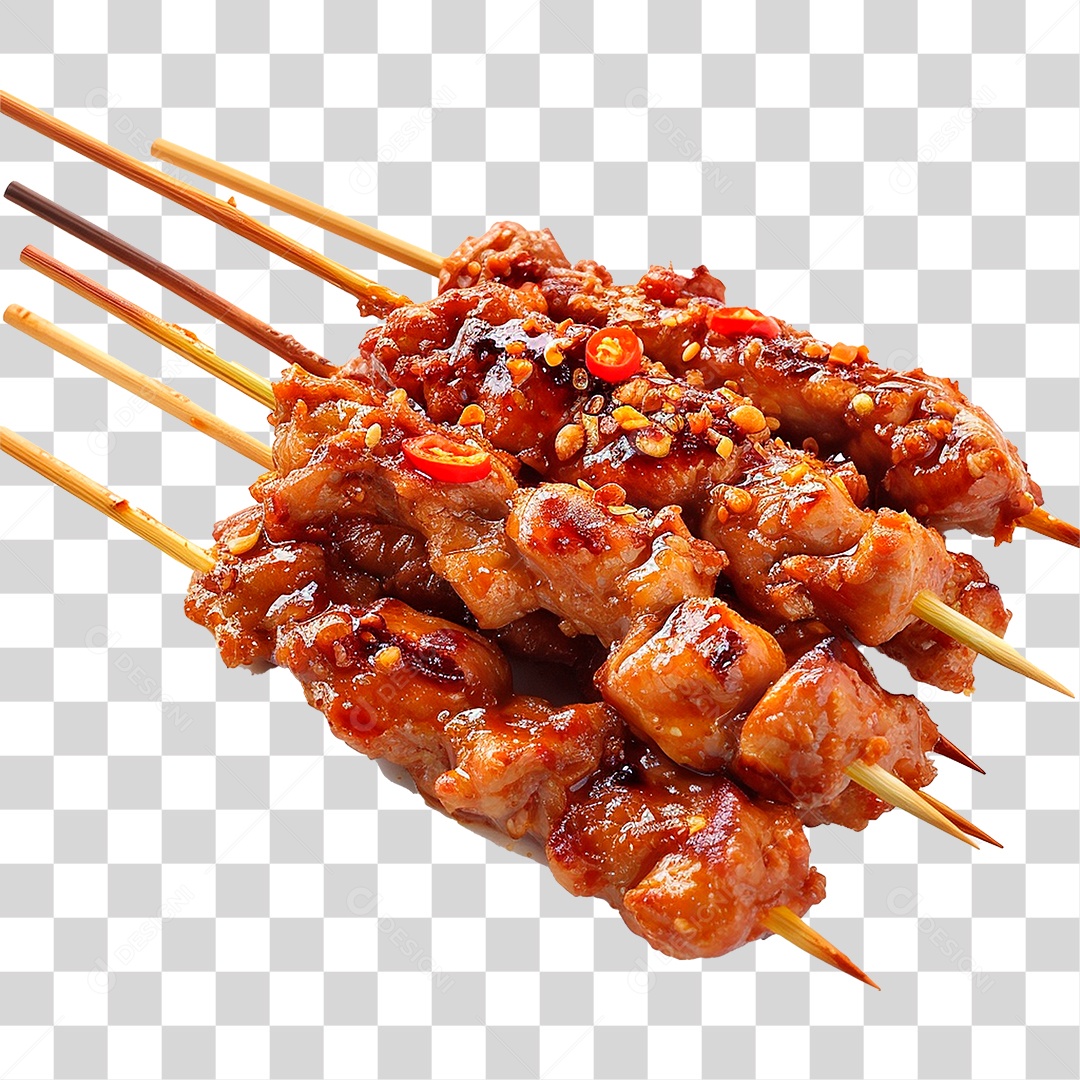 Espetinhos PNG Transparente