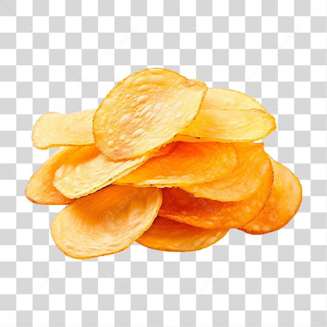 Batata Chips PNG Transparente