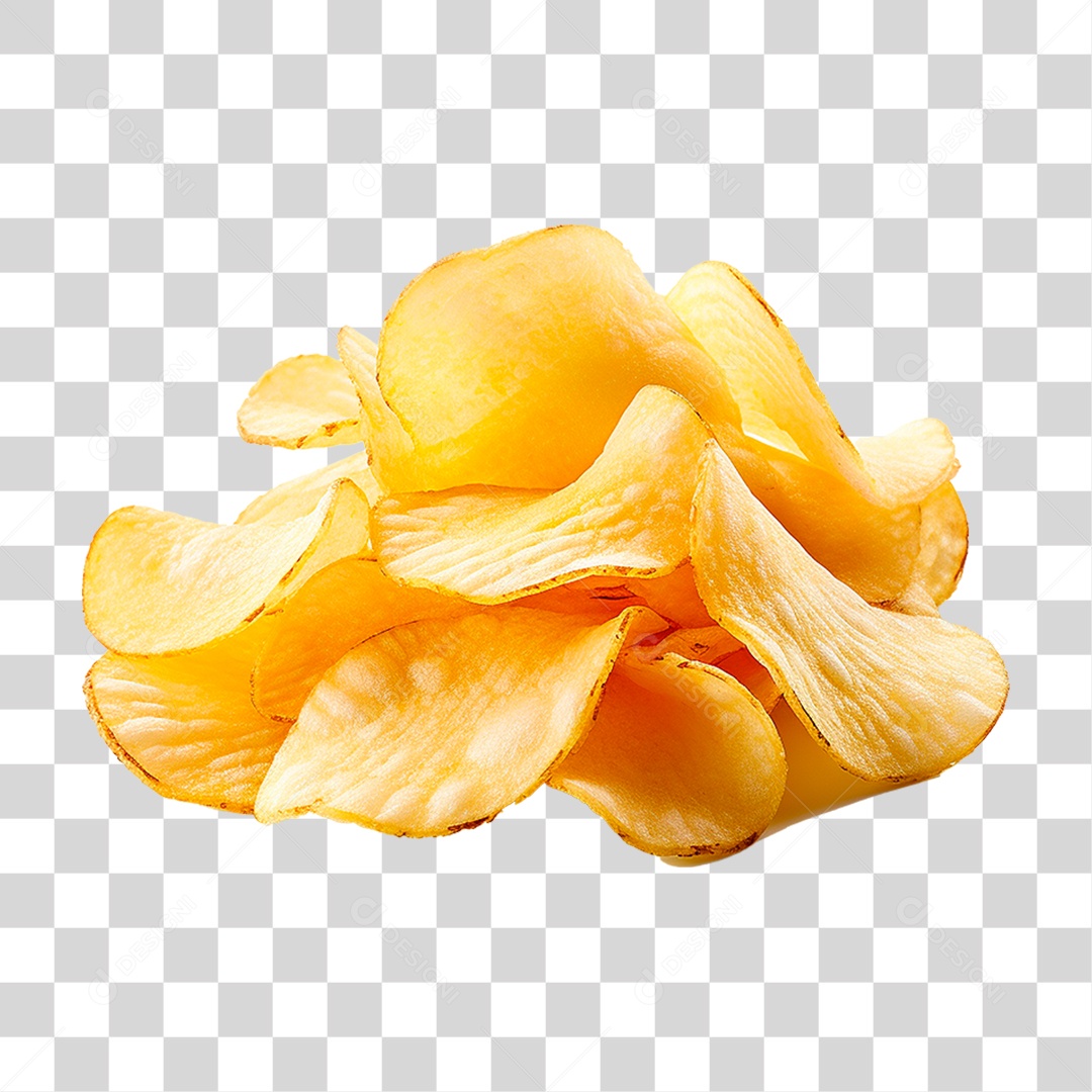 Batata Chips PNG Transparente
