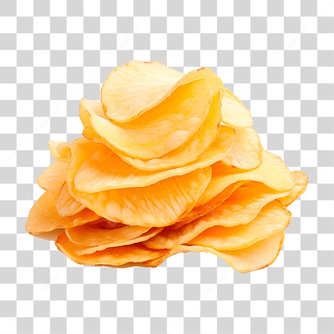 Batata Chips PNG Transparente