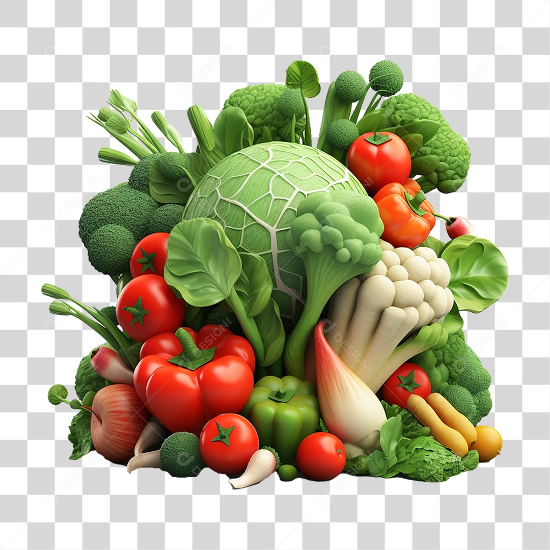 Vegetais Verduras PNG Transparente