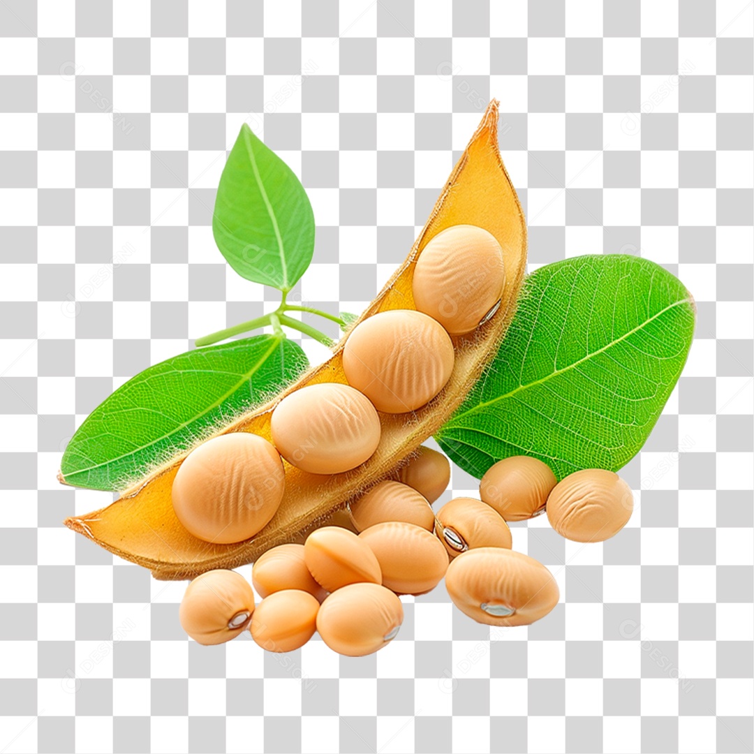 Grãos de Soja PNG Transparente