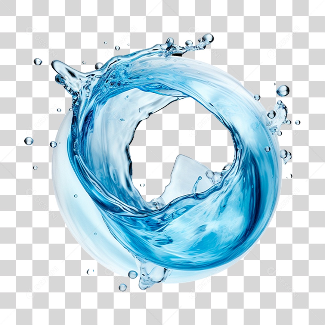 Splash de Água PNG Transparente