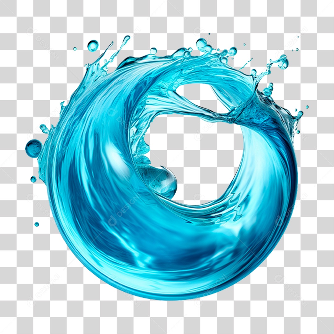 Splash de Água PNG Transparente