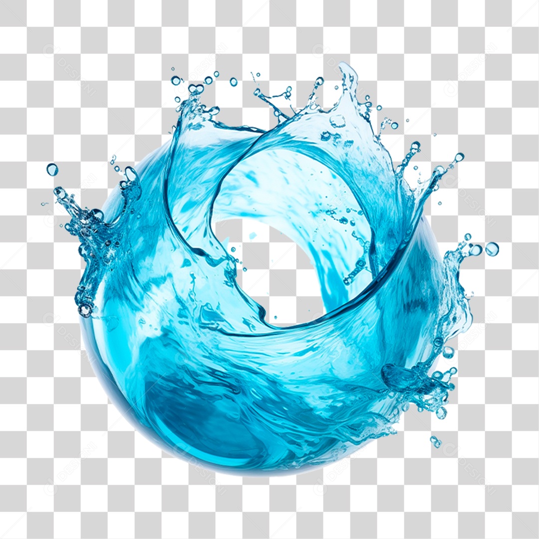 Splash de Água PNG Transparente