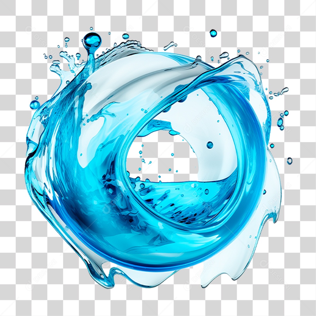 Splash de Água PNG Transparente