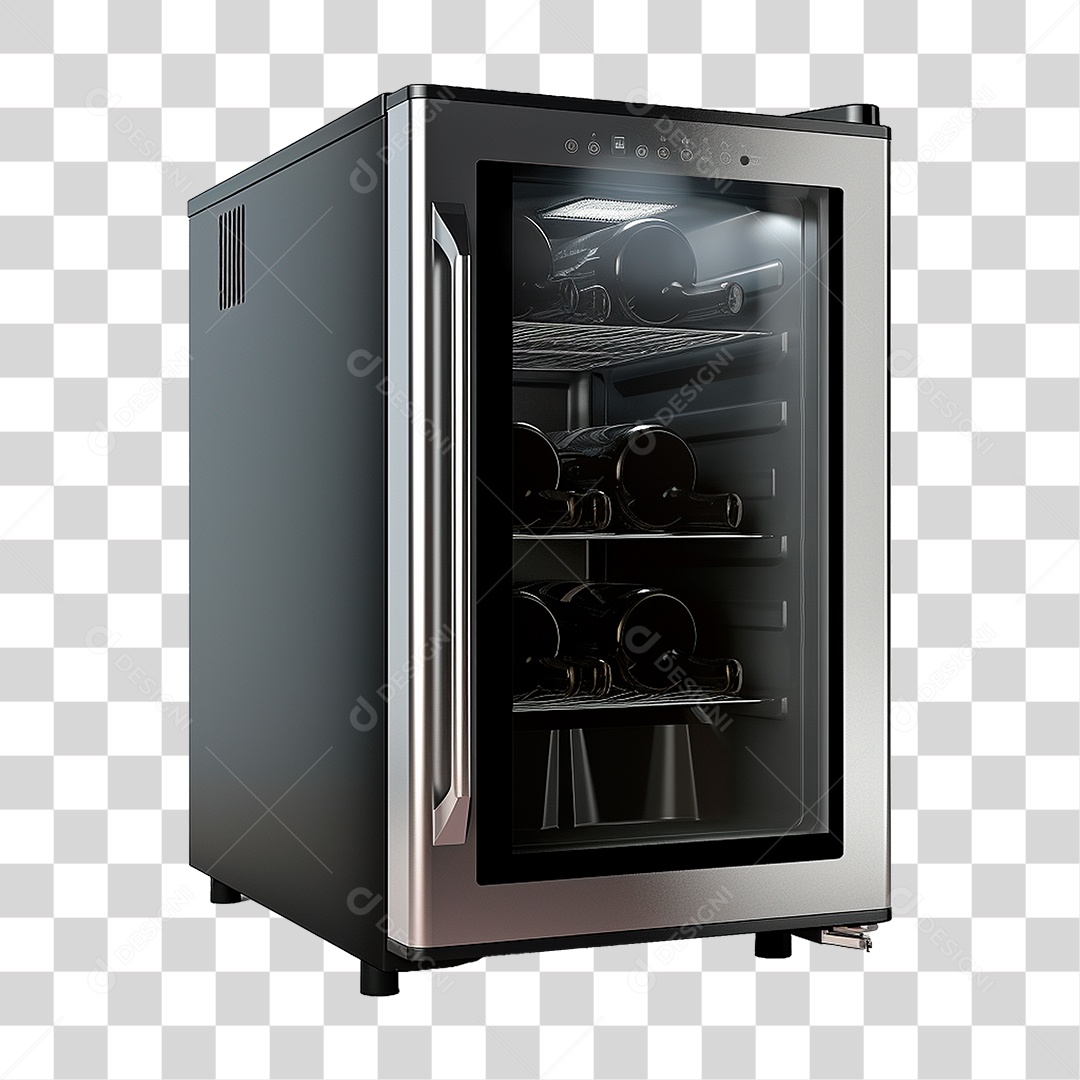Adega Climatizada para Vinhos PNG Transparente