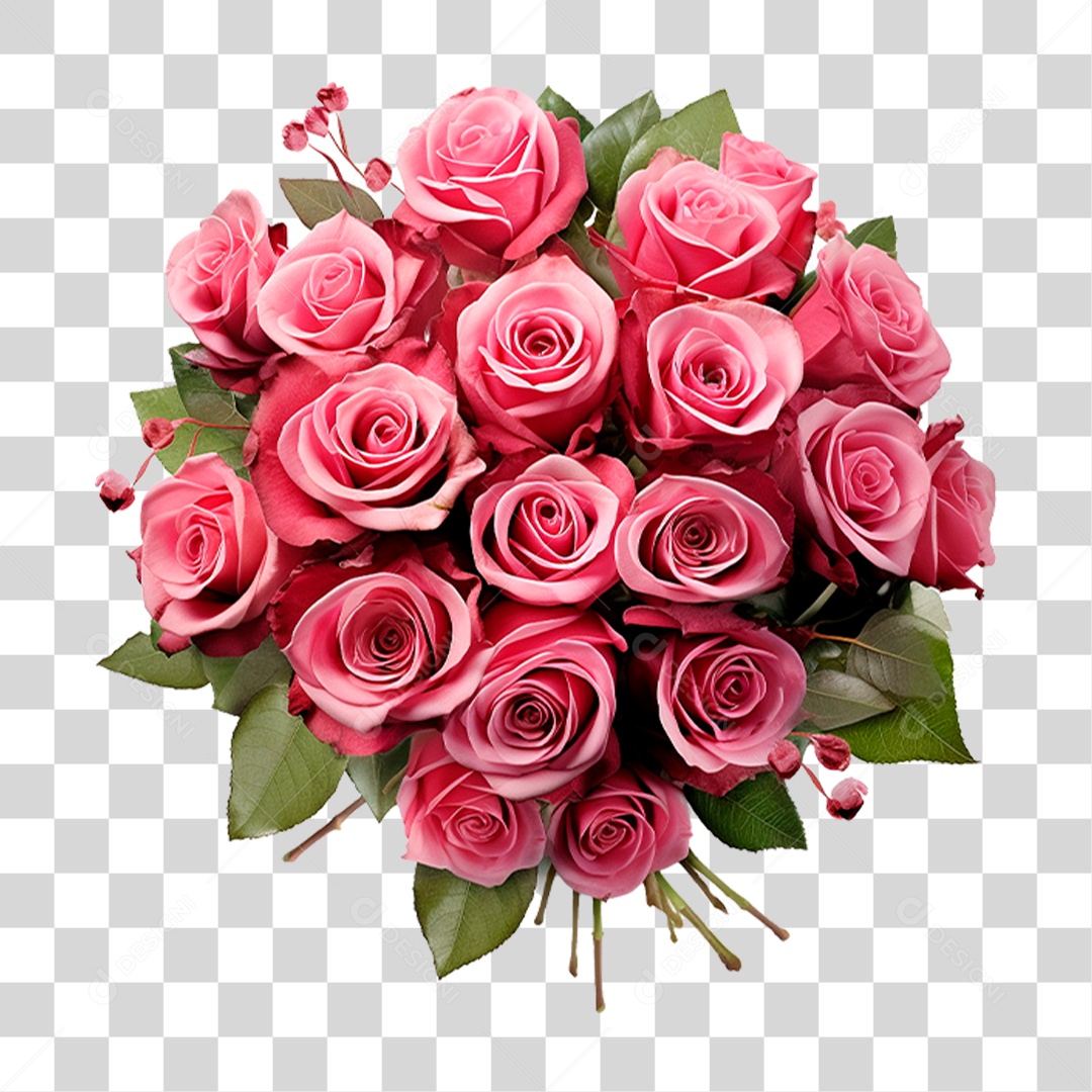 Buquê Flores PNG Transparente