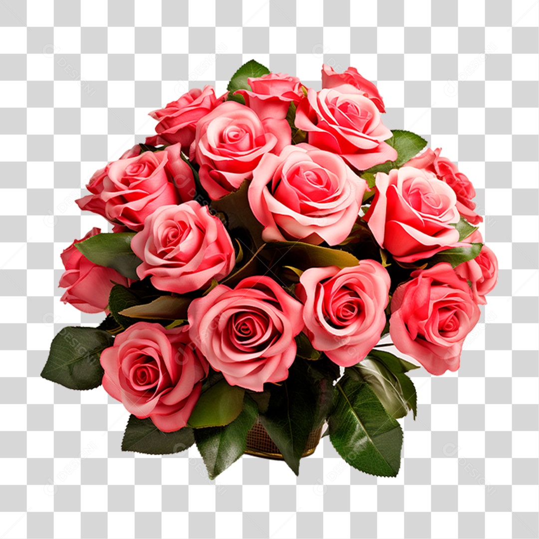 Buquê Flores PNG Transparente