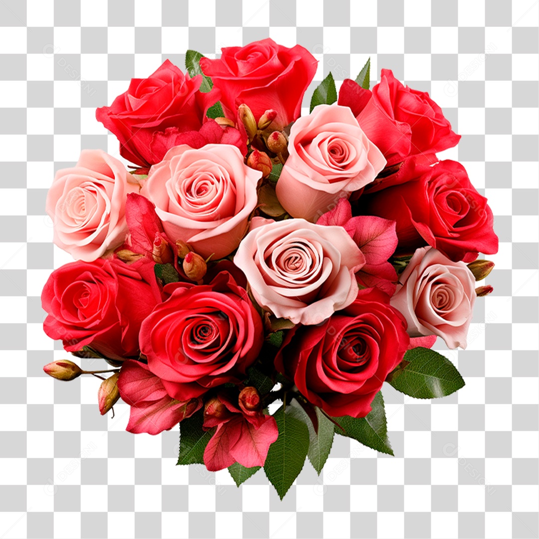 Buquê Flores PNG Transparente