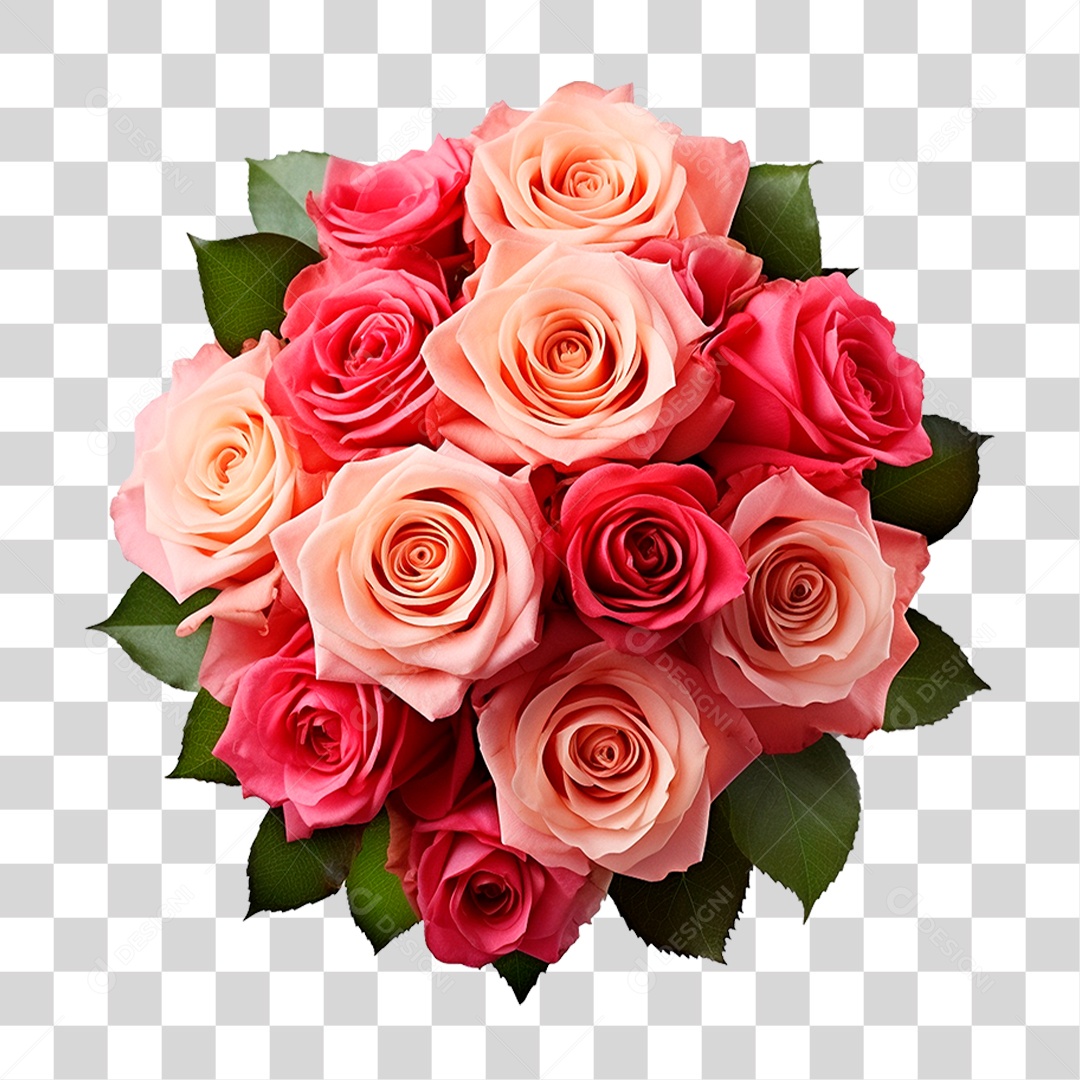 Buquê Flores PNG Transparente