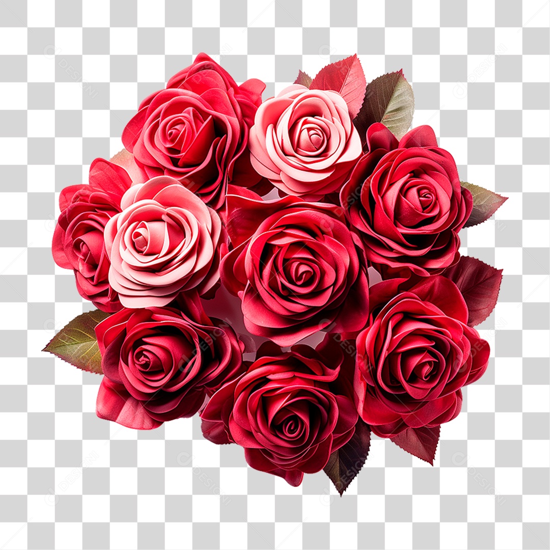 Buquê Flores PNG Transparente