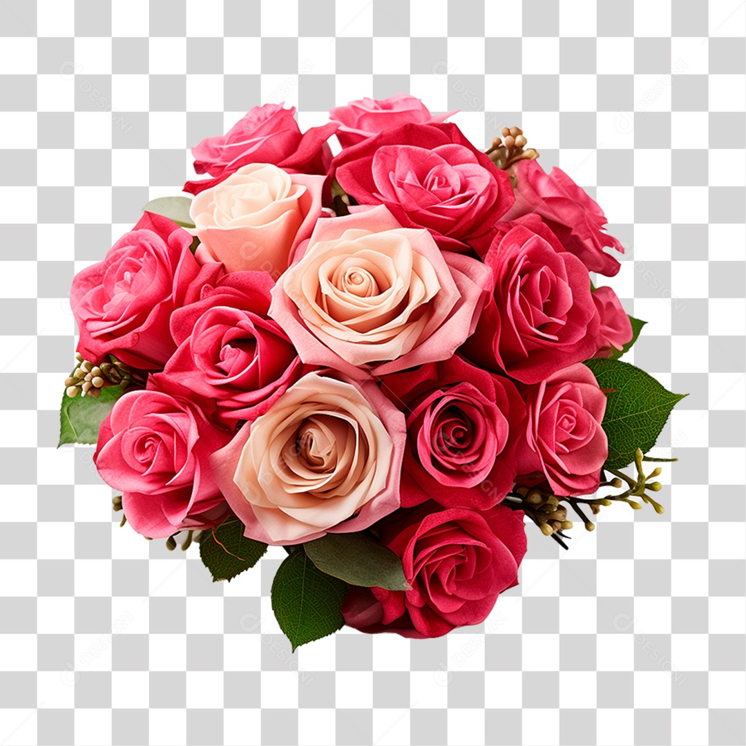 Buquê Flores PNG Transparente