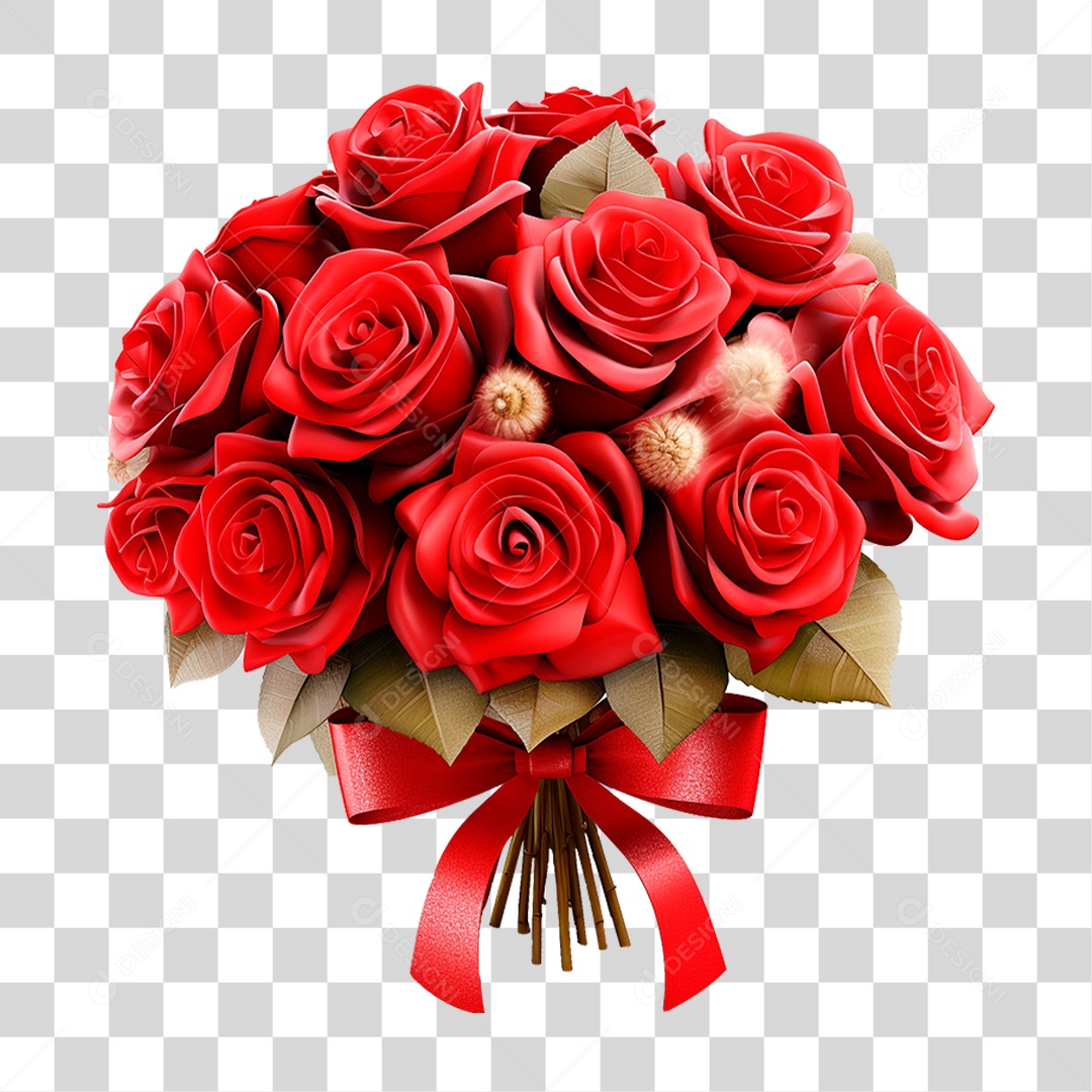 Buquê Flores PNG Transparente