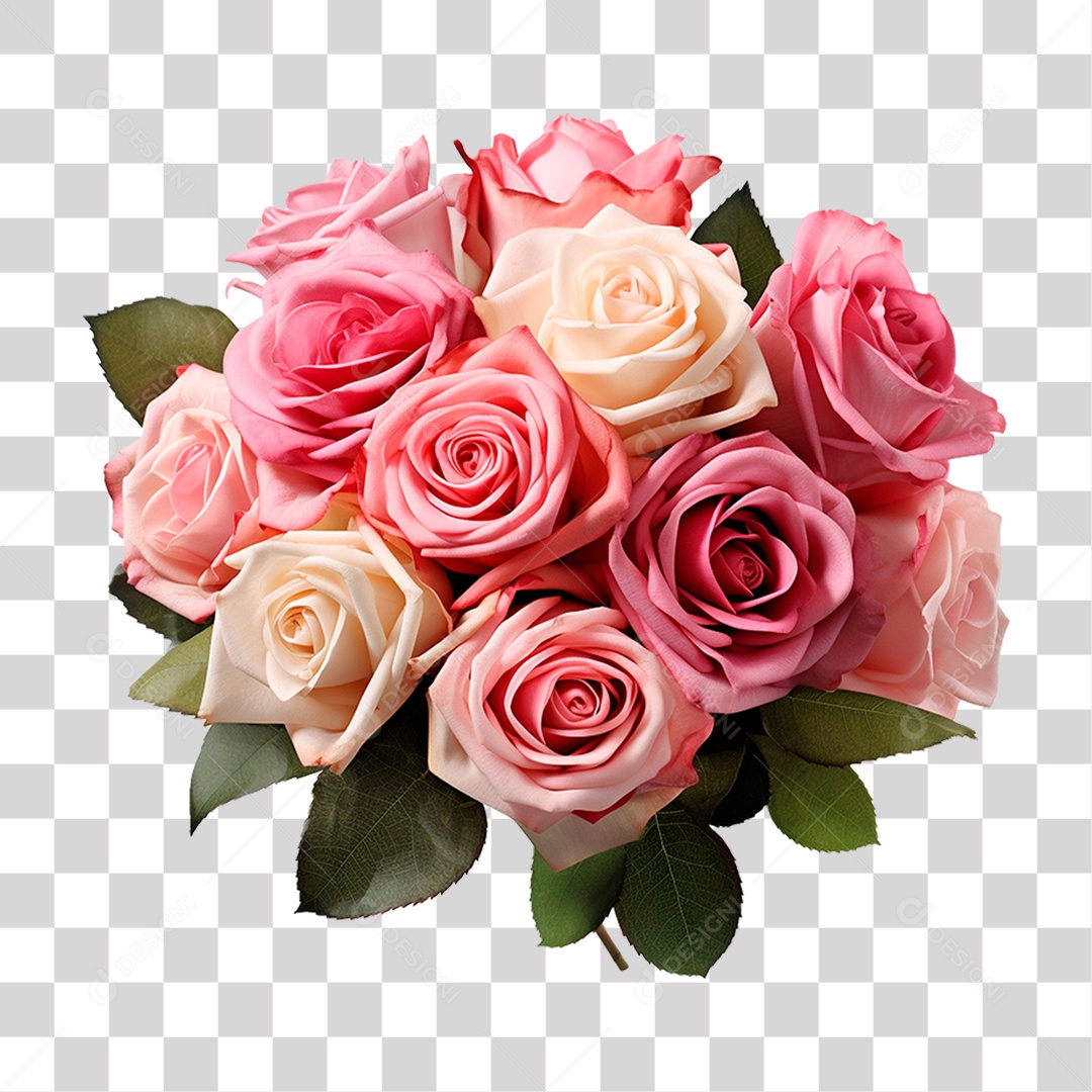 Buquê Flores PNG Transparente