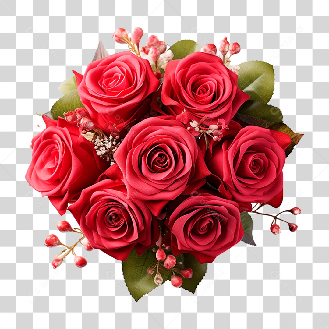 Buquê Flores PNG Transparente