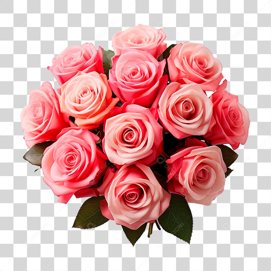 Buquê Flores PNG Transparente