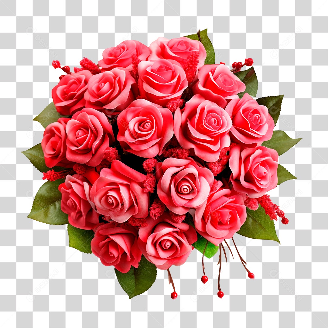 Buquê Flores PNG Transparente