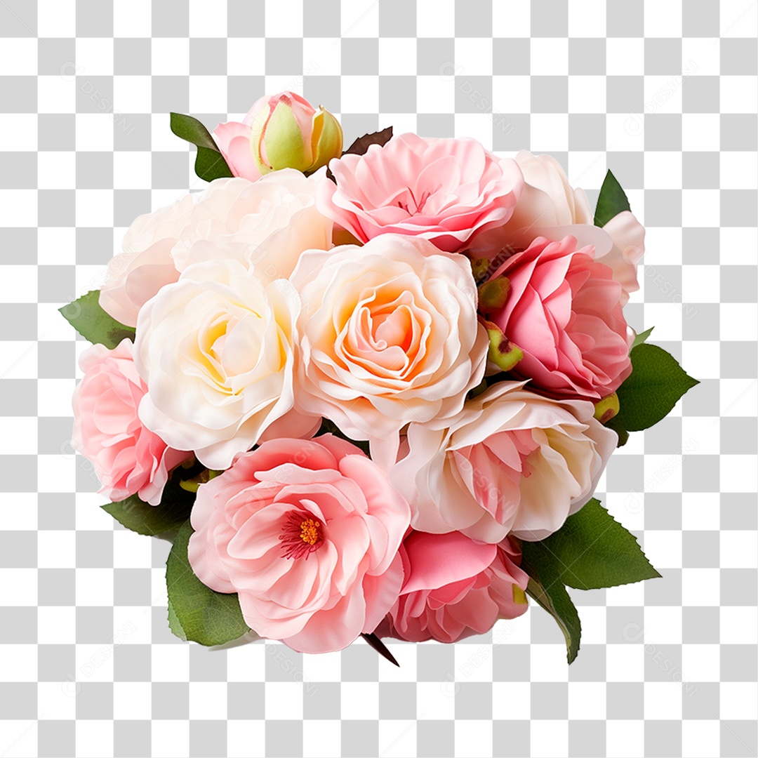 Buquê Flores PNG Transparente