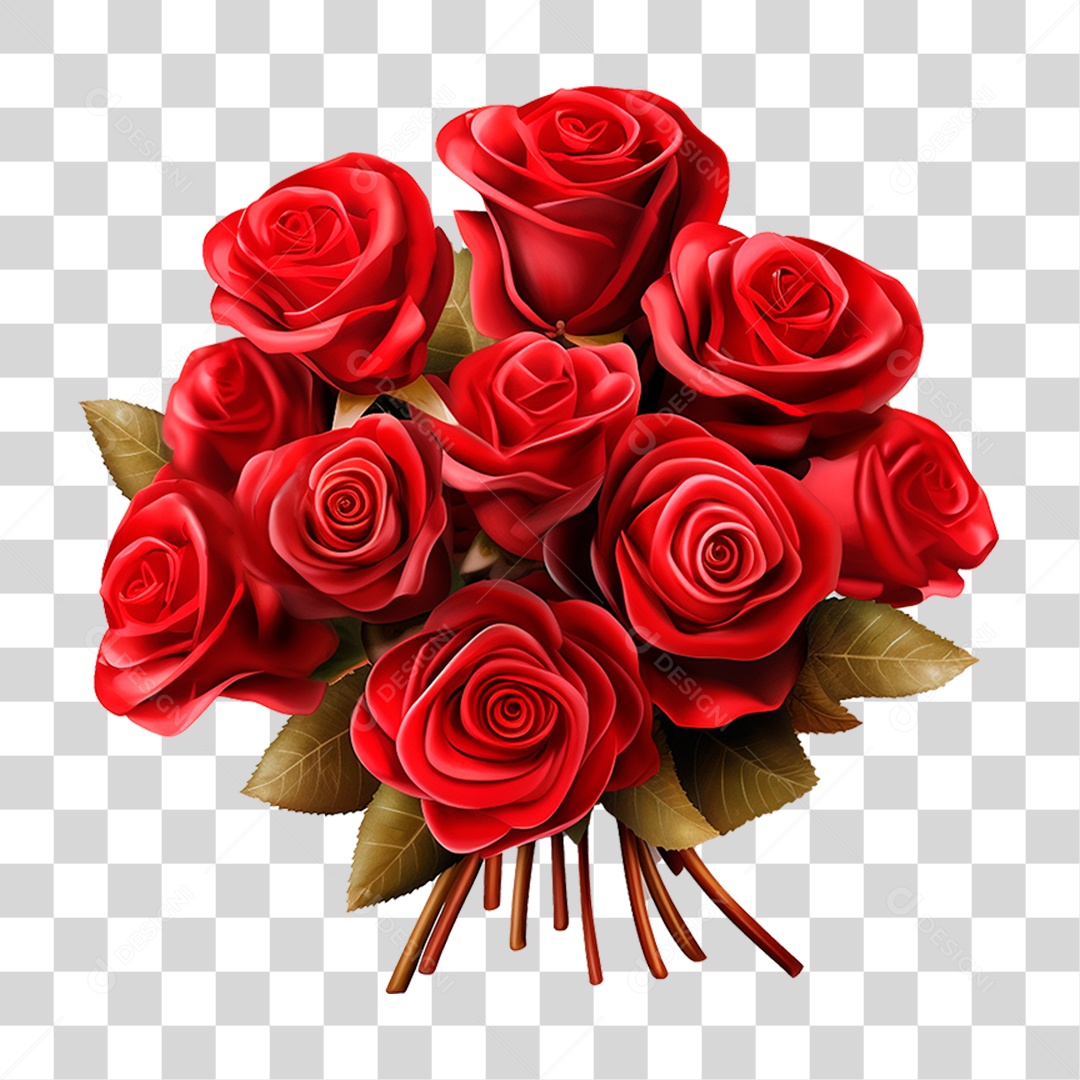 Buquê Flores PNG Transparente