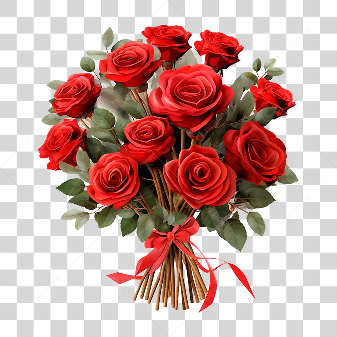 Buquê Flores PNG Transparente