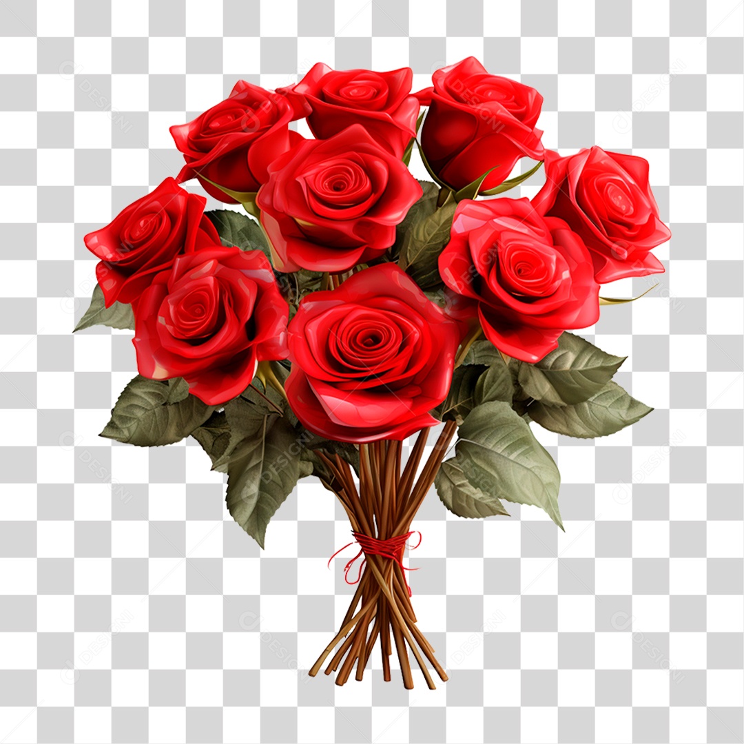 Buquê Flores PNG Transparente