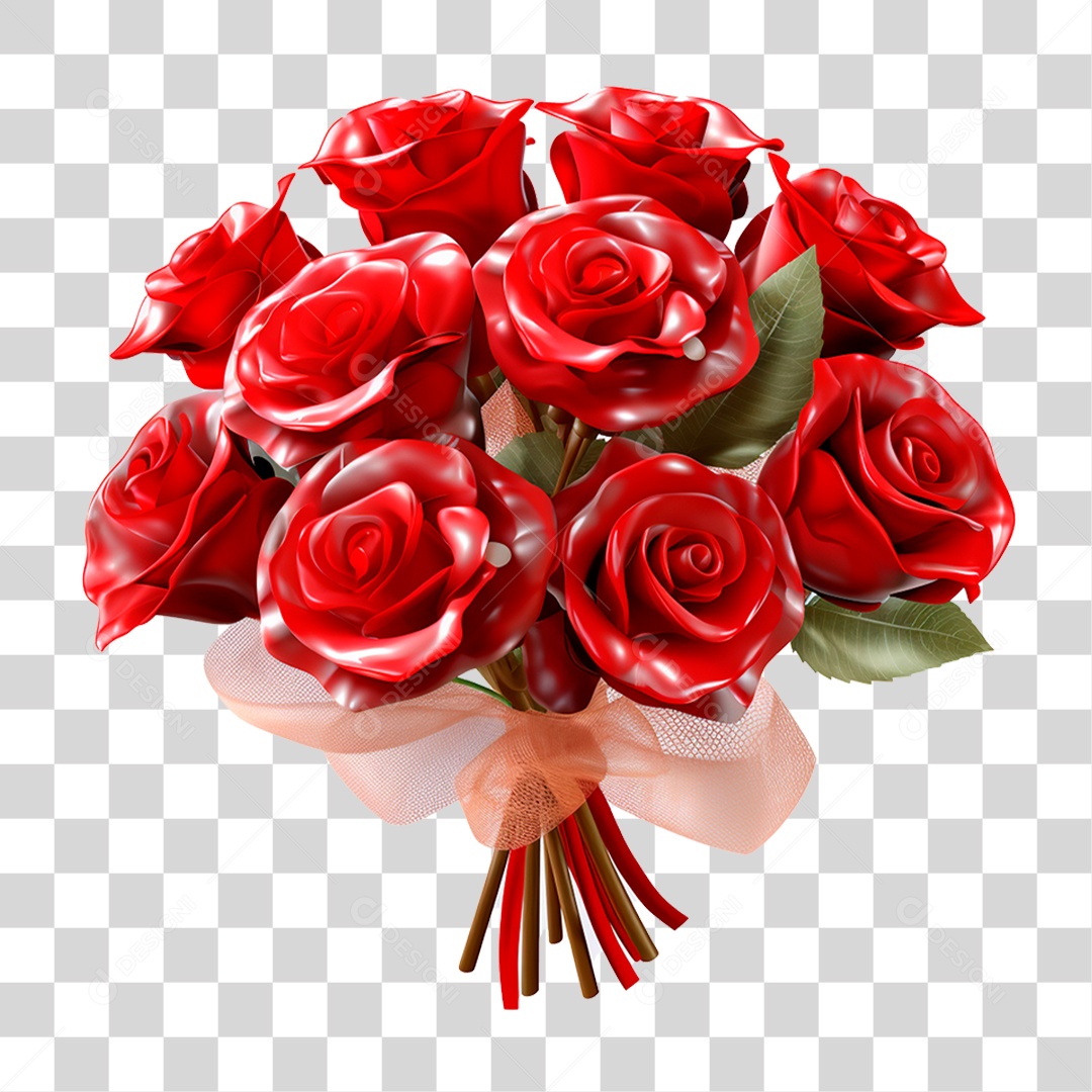 Buquê Flores PNG Transparente