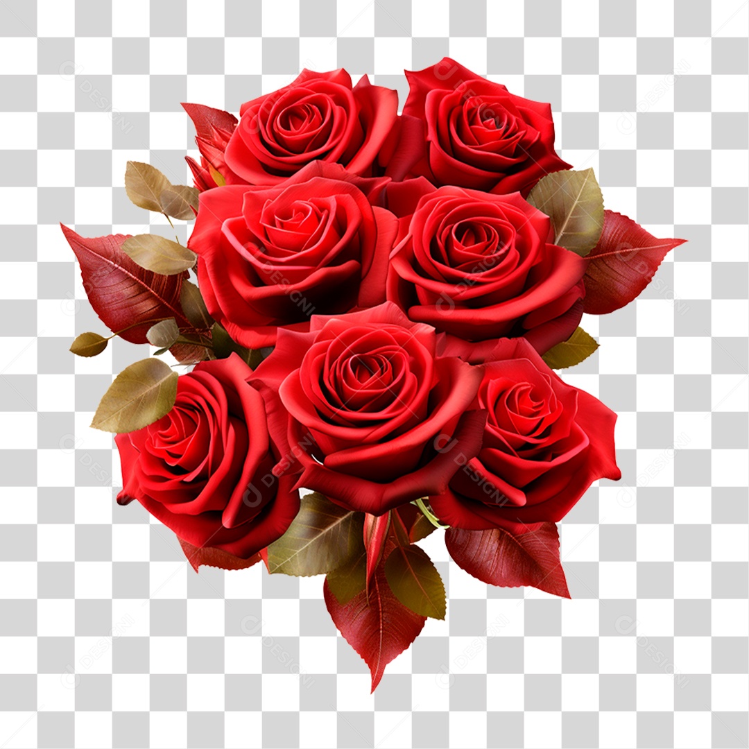 Buquê Flores PNG Transparente