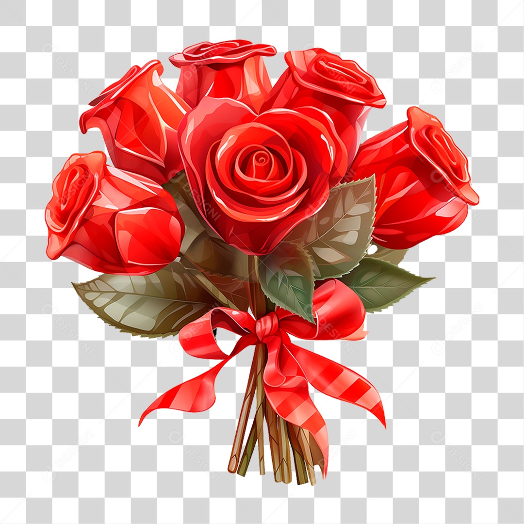 Buquê Flores PNG Transparente