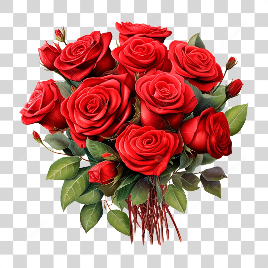 Buquê Flores PNG Transparente