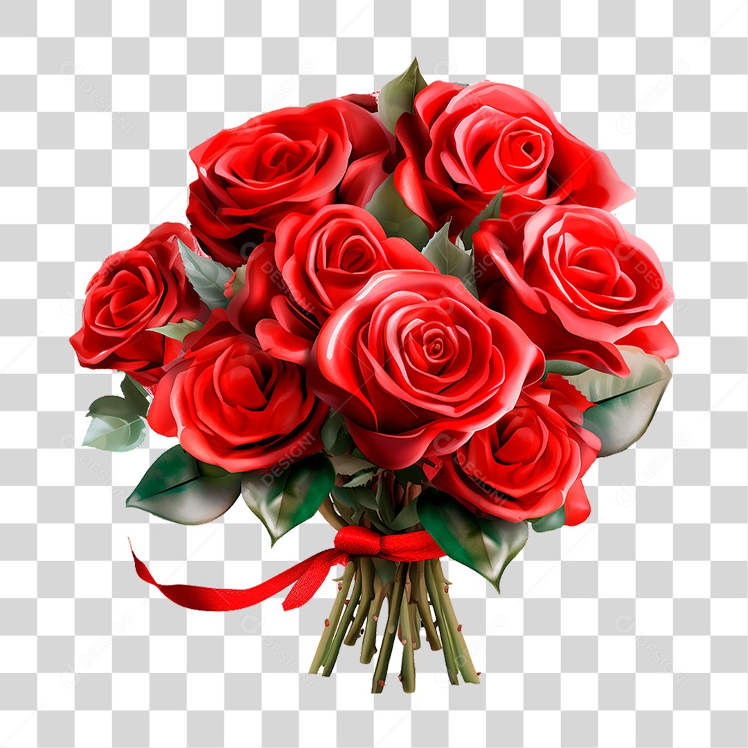 Buquê Flores PNG Transparente