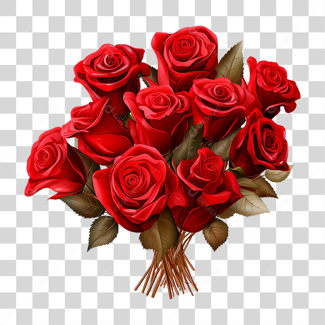 Buquê Flores PNG Transparente