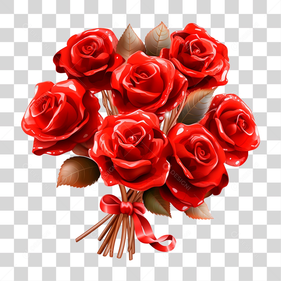 Buquê Flores PNG Transparente