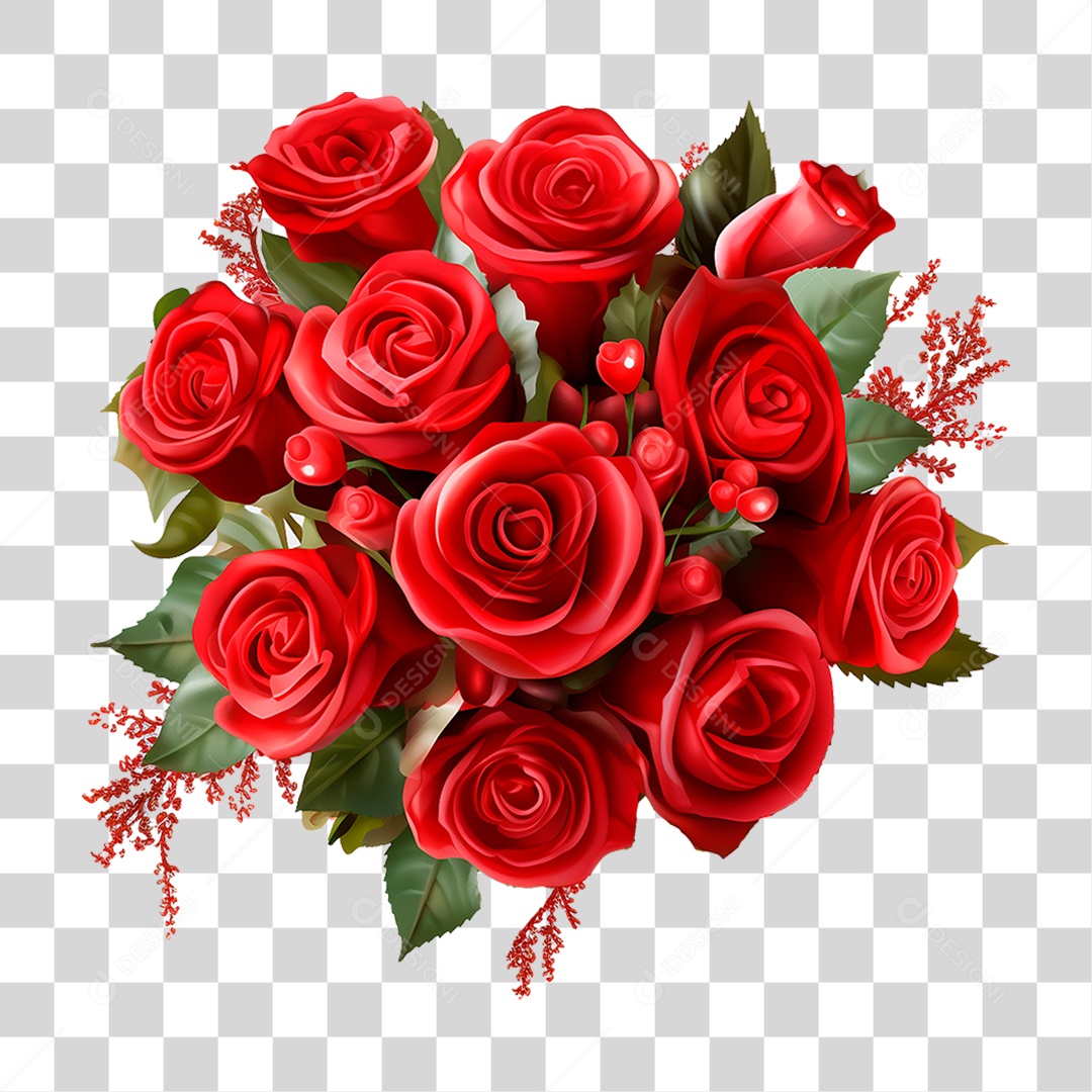 Buquê Flores PNG Transparente