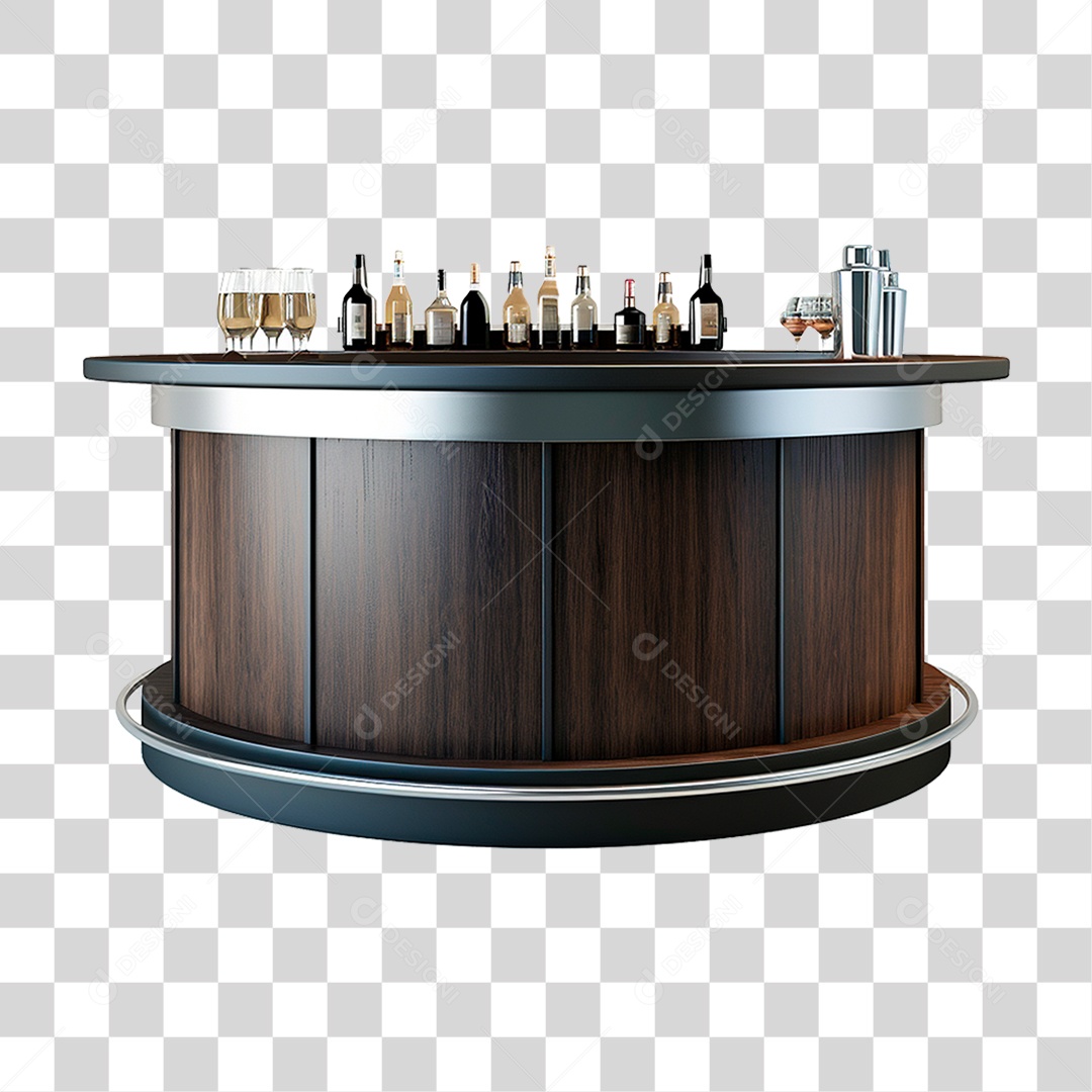 Balcão de Bar PNG Transparente