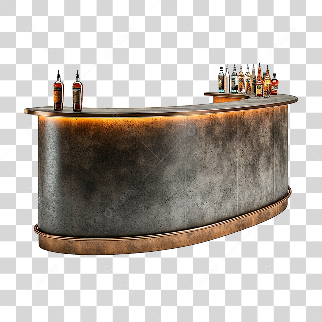 Balcão de Bar PNG Transparente