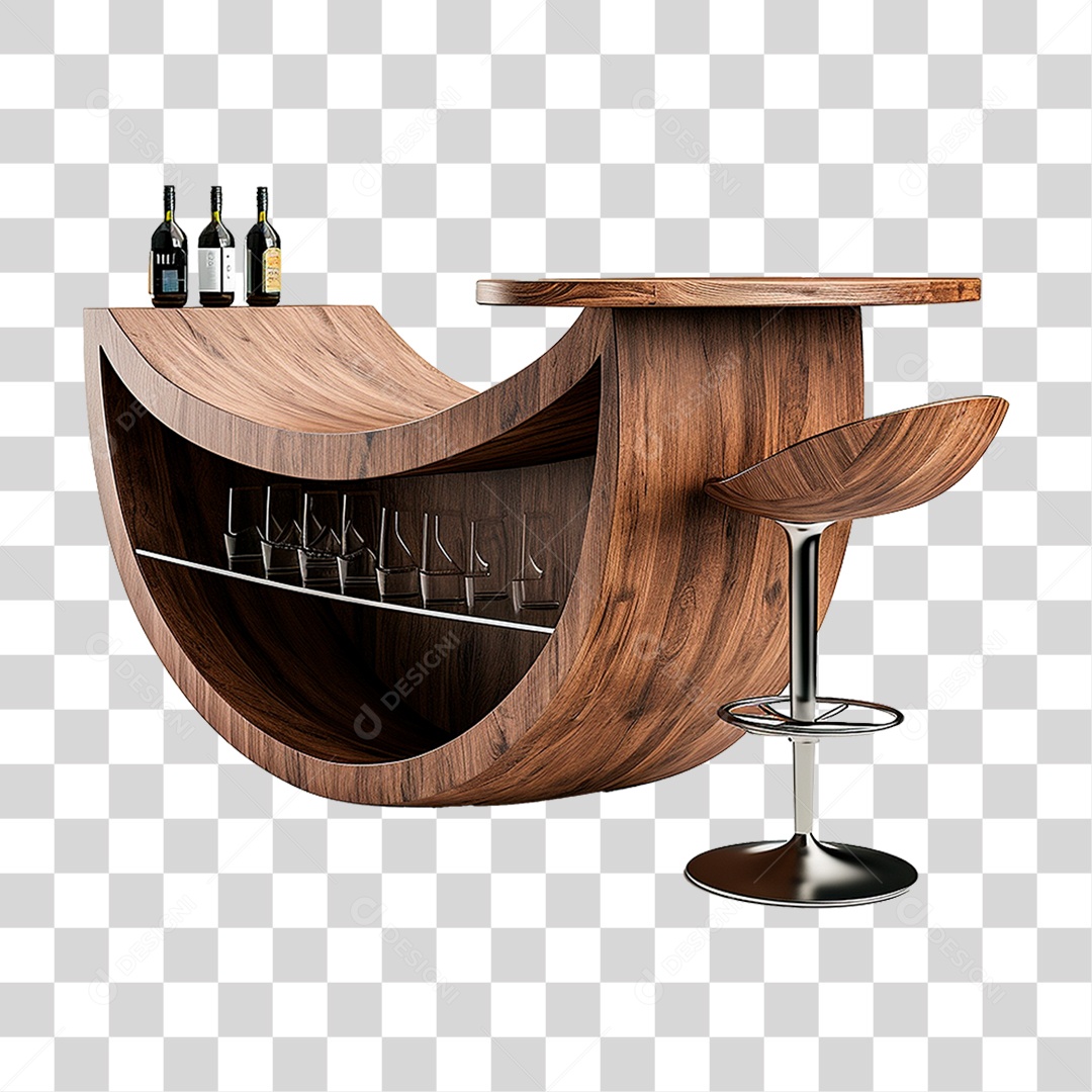 Balcão de Bar PNG Transparente