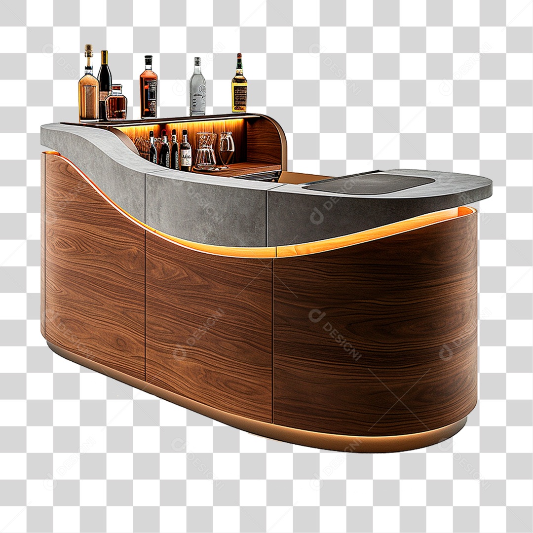 Balcão de Bar PNG Transparente