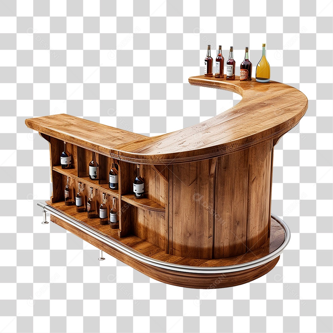 Balcão de Bar PNG Transparente