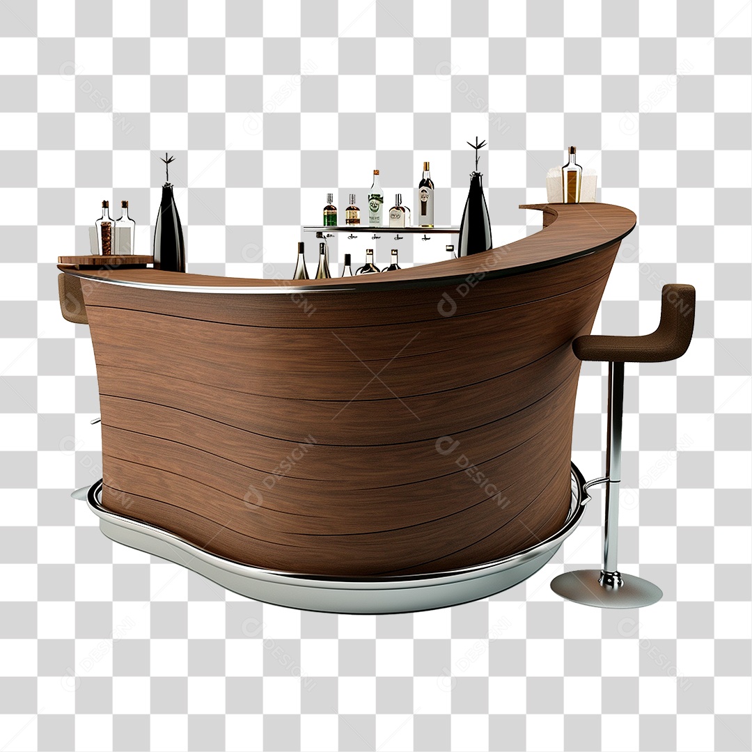 Balcão de Bar PNG Transparente