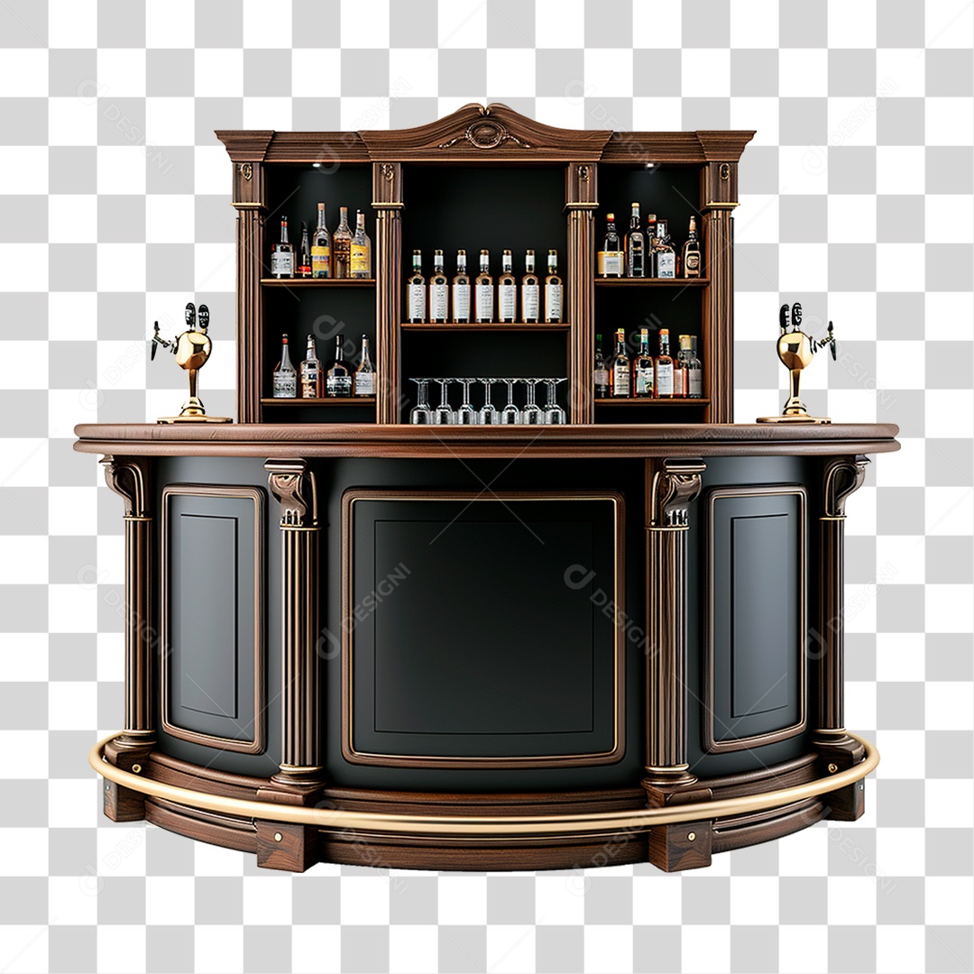 Balcão de Bar PNG Transparente