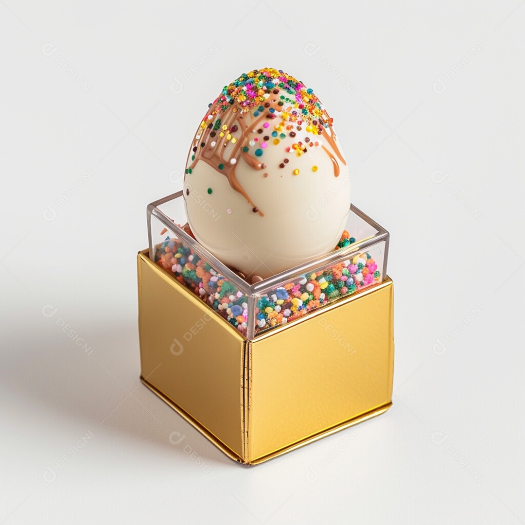 Ovos de Páscoa sobre fundo isolado