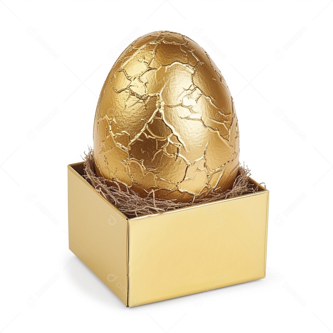 Ovos de Páscoa sobre fundo isolado