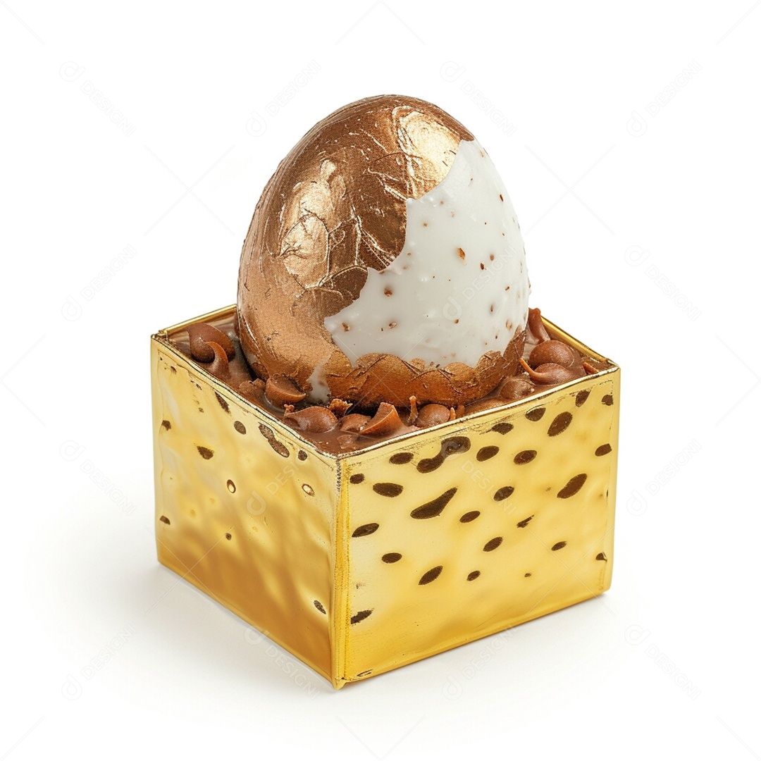 Ovos de Páscoa sobre fundo isolado