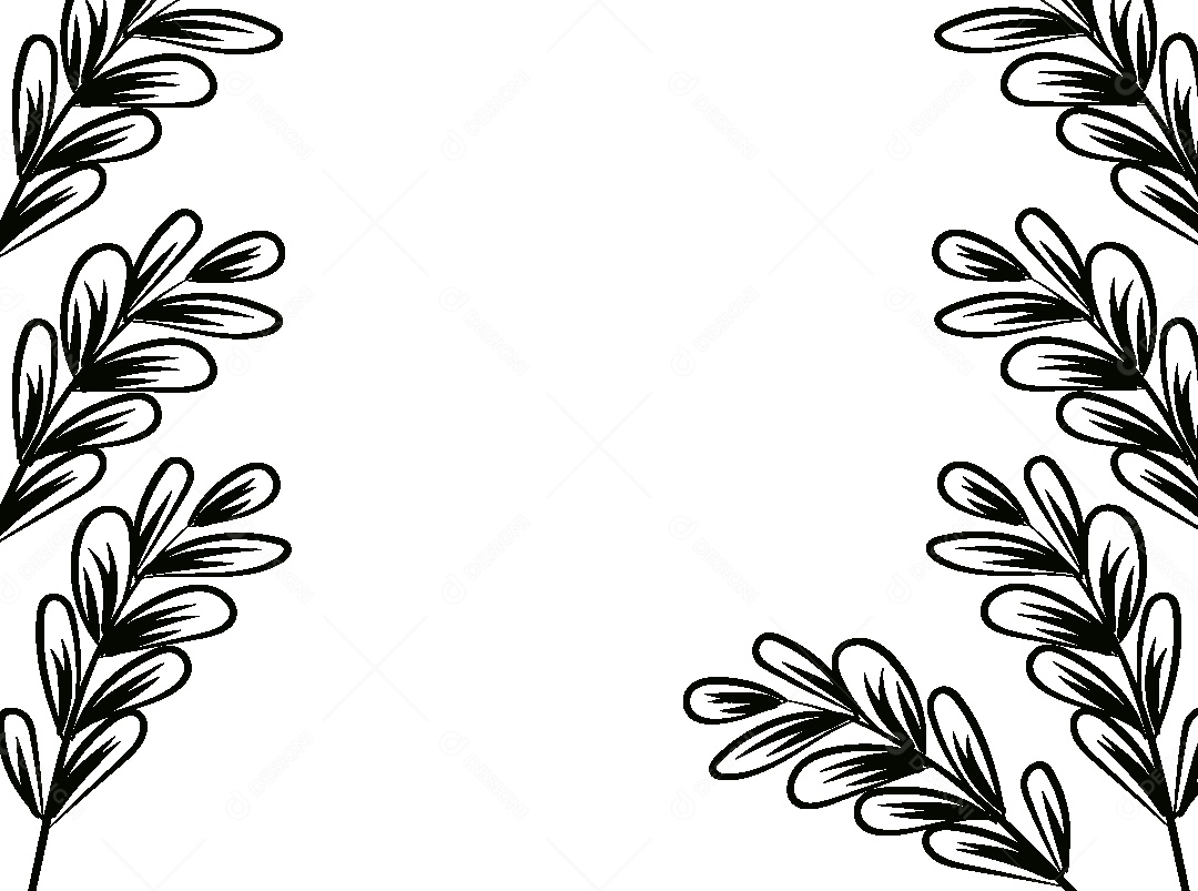 Background de Folhas Desenho Vetor EPS