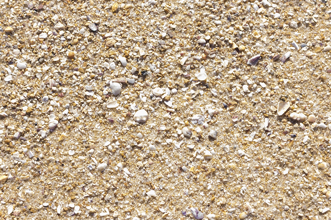 Vista aproximada fundo textura de areia