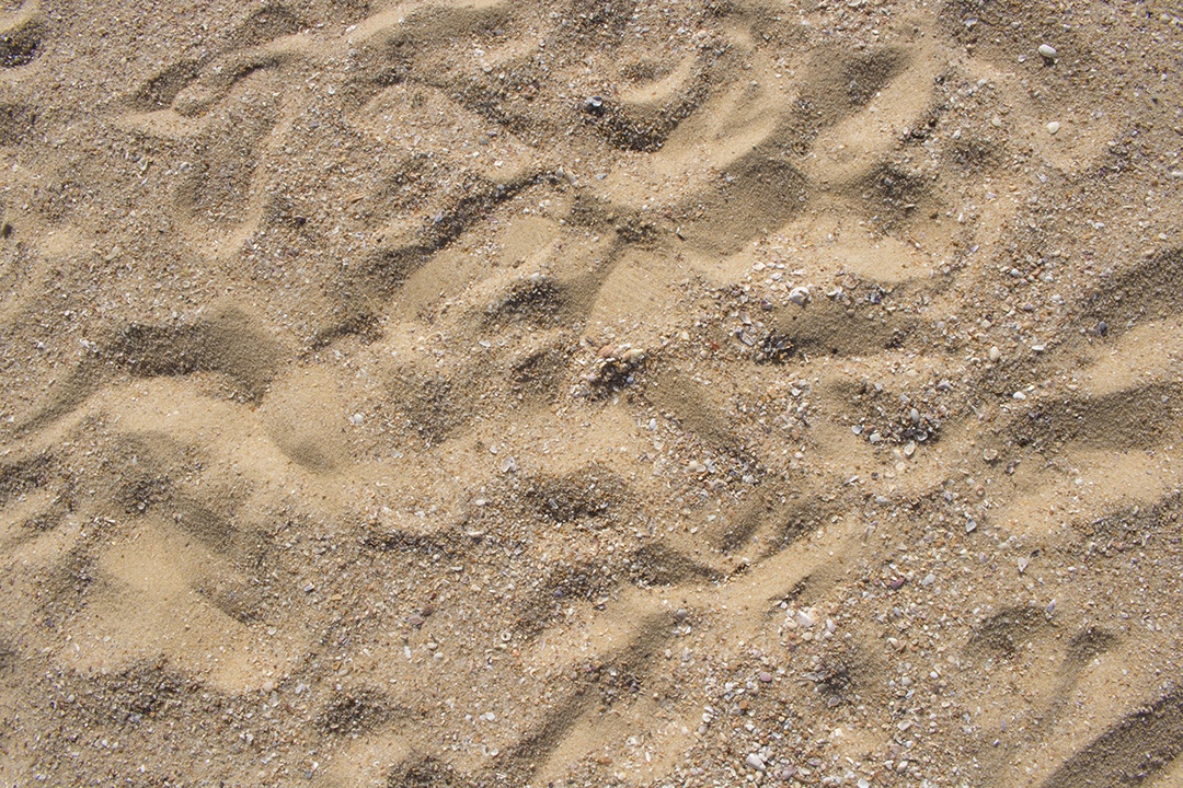 Vista aproximada fundo textura de areia