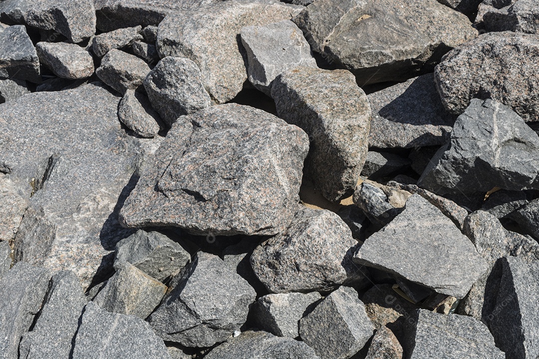 Vista aproximada fundo textura de pedras e rochas