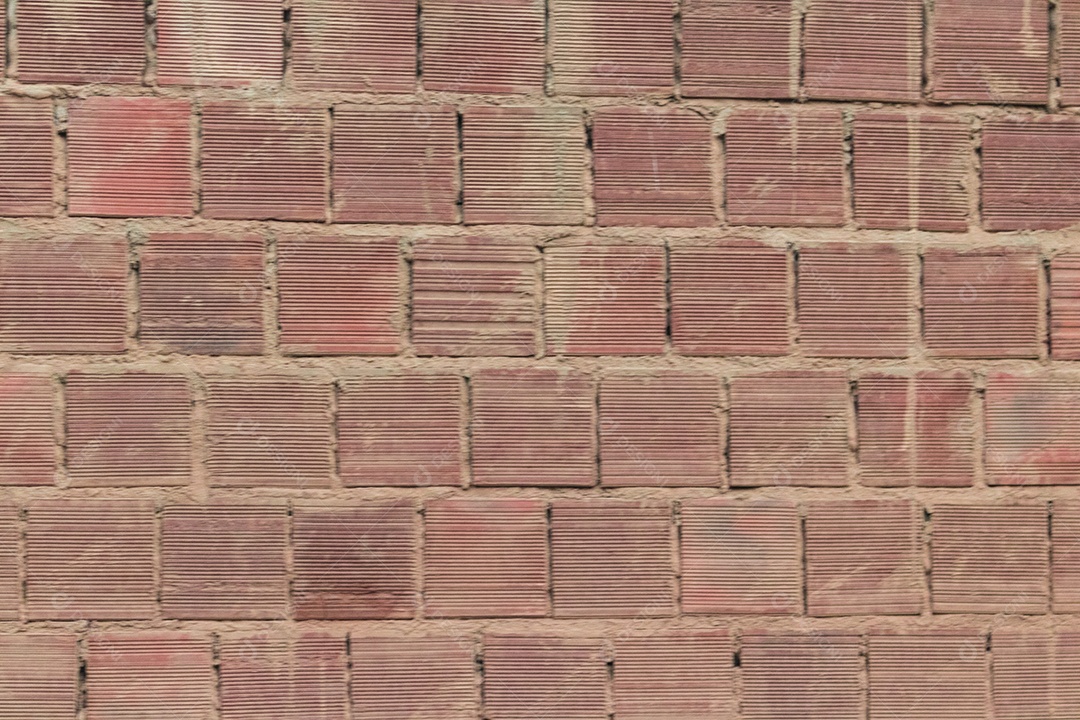 Fundo de textura centenária de tijolo vermelho