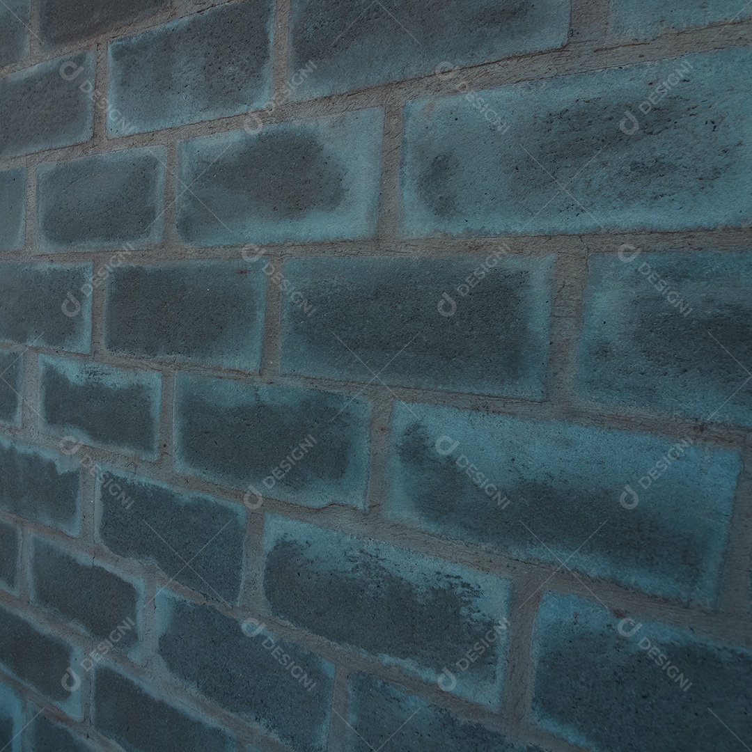 Parede rebocada com textura de cimento